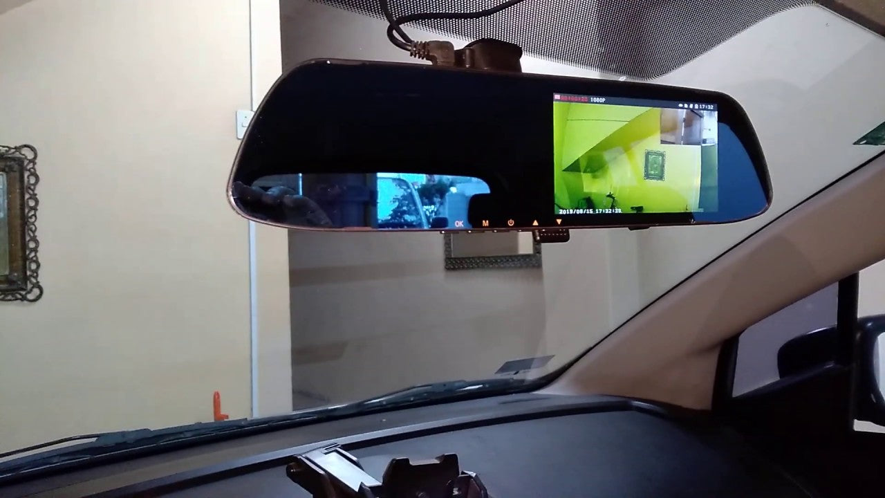 ESPEJO RETROVISOR CON CAMARA HD